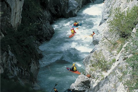 Rafting gorges de l'Aude